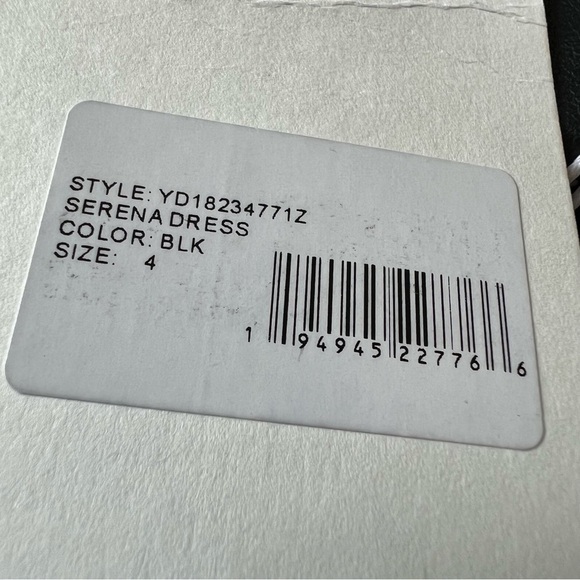 New! Likely Serena vegan leather one shoulder dress 14508 - Picture 9 of 14